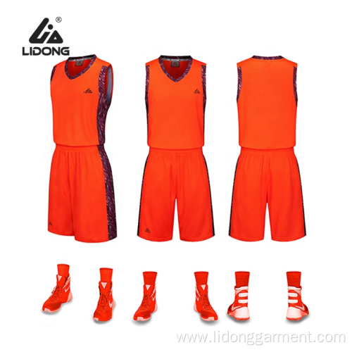 Blank Basketball Jerseys Uniform Design Color white